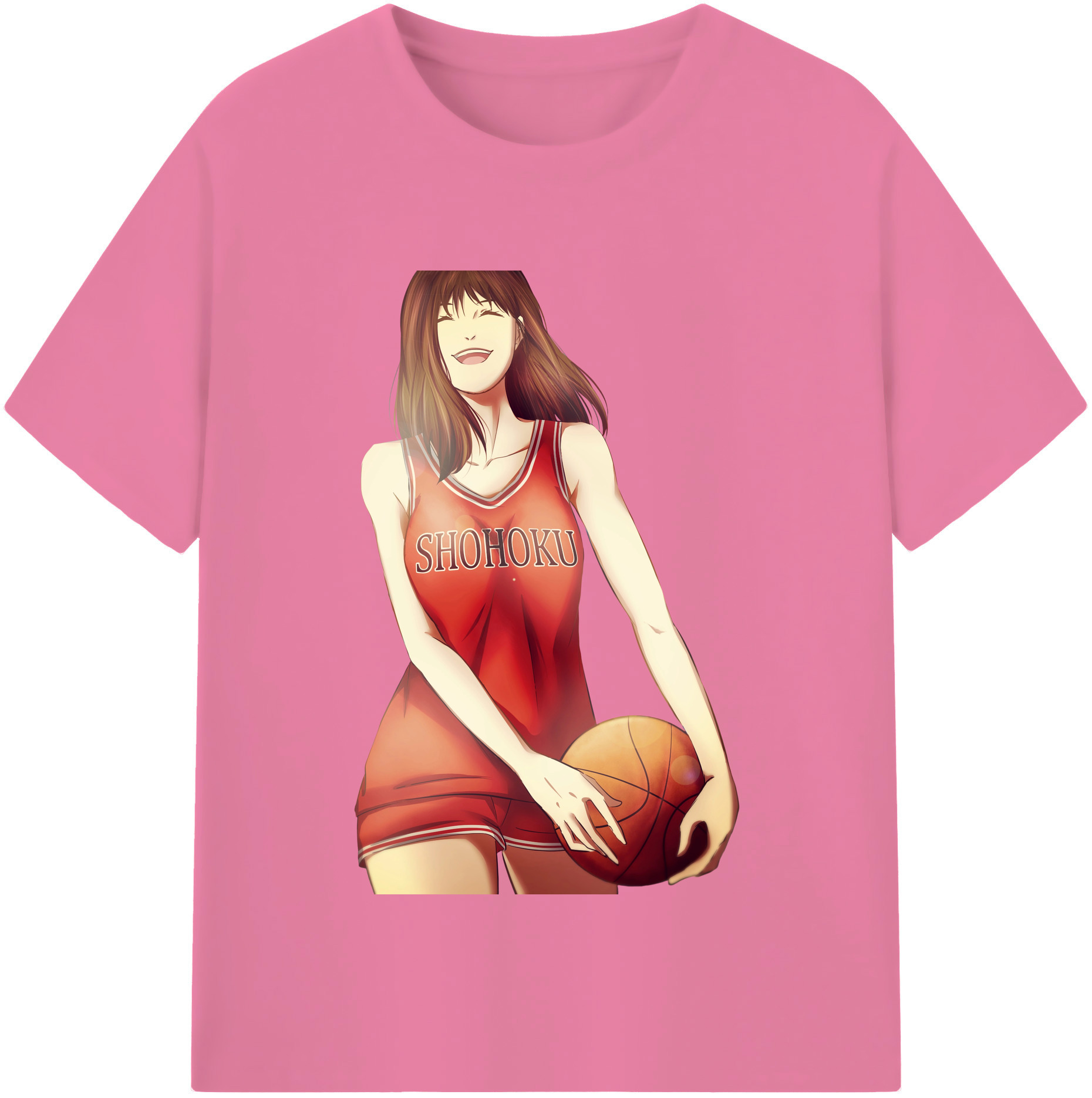 SLAM DUNK／スラムダンク 綿100％半袖Tシャツ（フロントプリント）